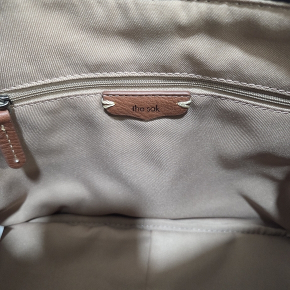 The Sak Esperato Hobo Bag Adjustable Strap, Pockets, Water Repellant Navy Blue - Picture 7 of 15